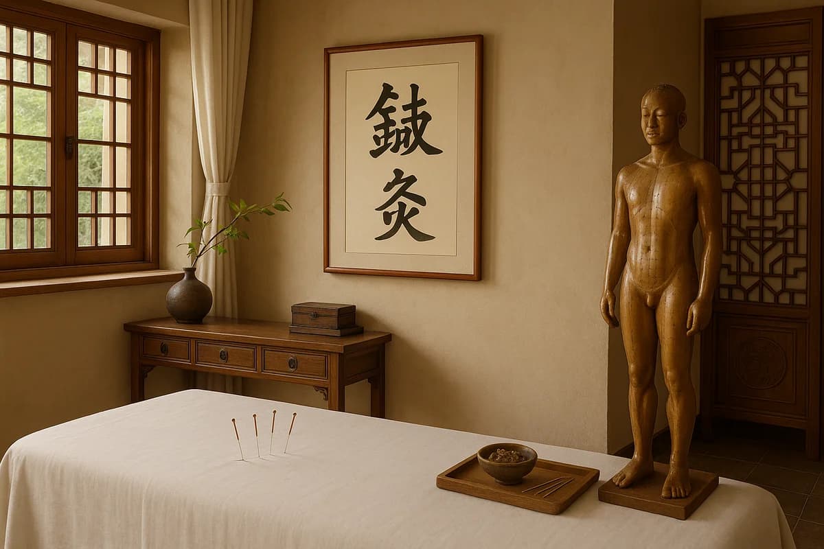 Acupuncture room interior